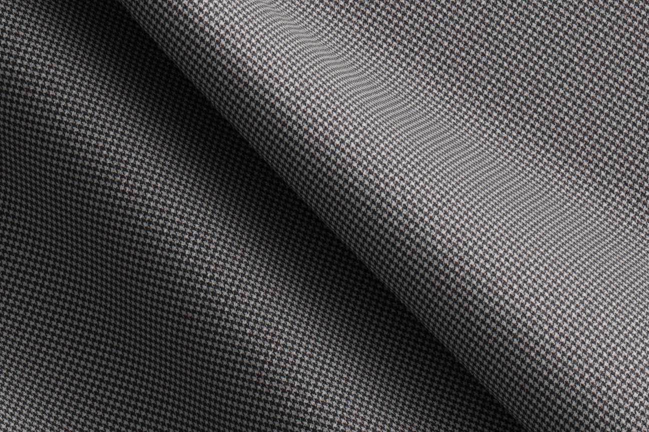 Canonico black 110s wool tailored trousers with band