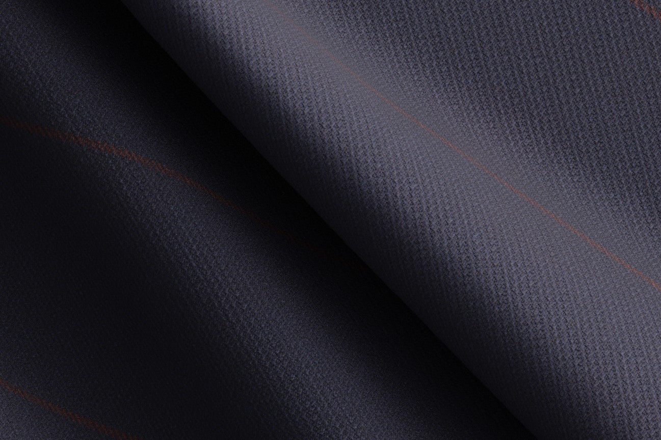 Tailored wool and silk jacket 150s blue Caccioppoli