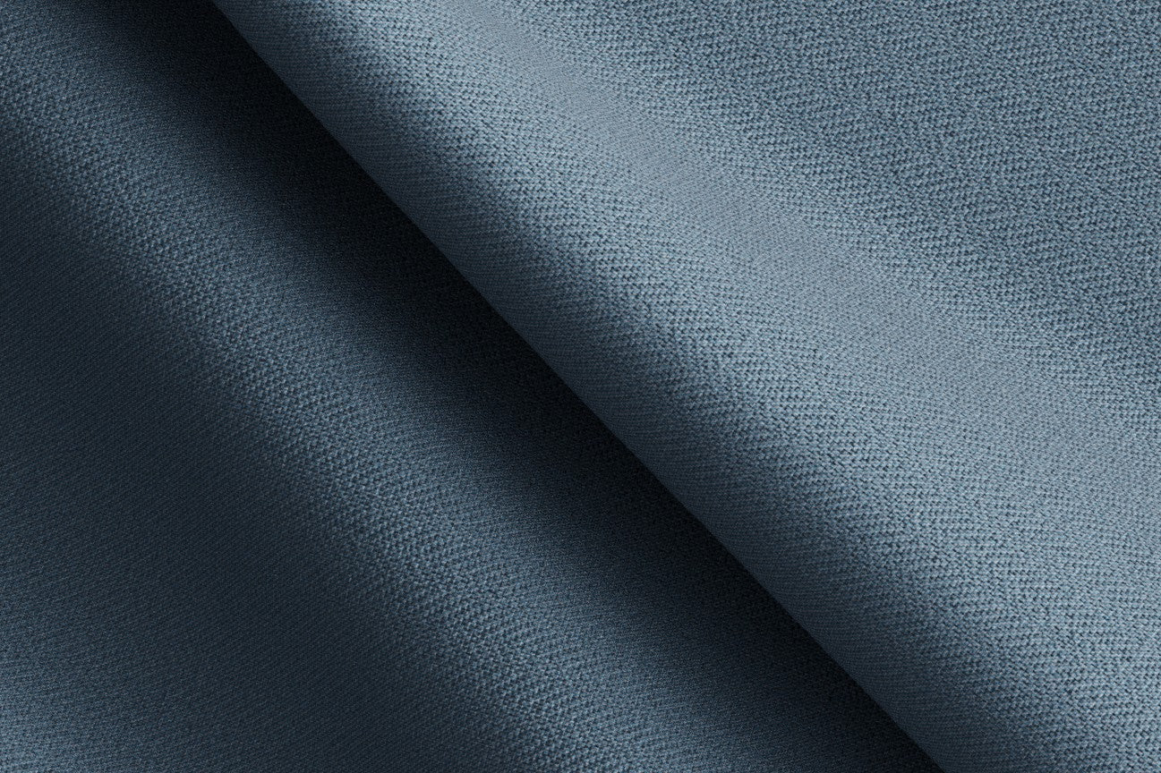 Gilet sur mesure en laine et soie bleu clair années 150 Caccioppoli