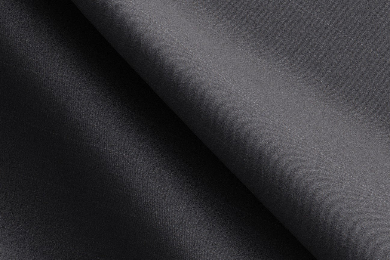 Gray pinstriped 130s wool tailored jacket Caccioppoli