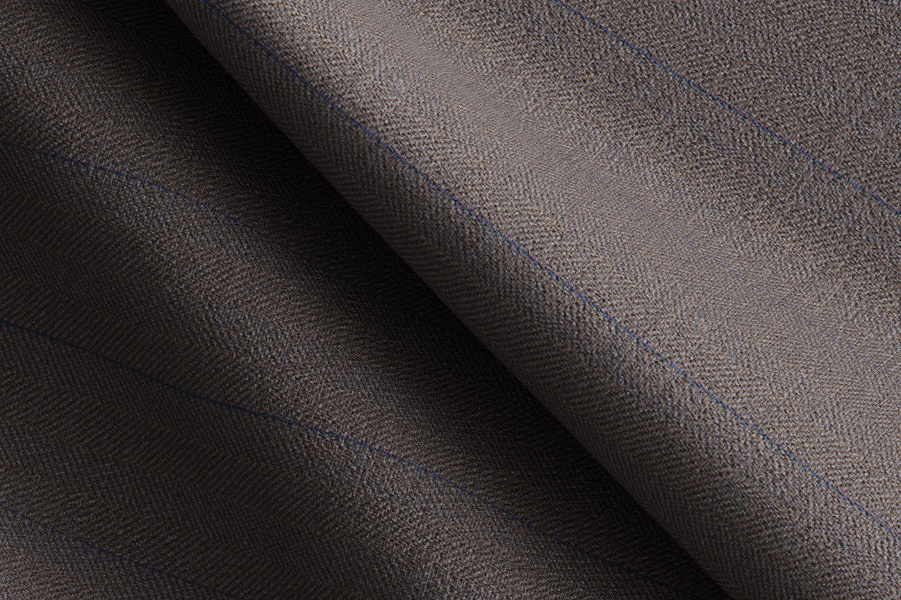 Gilet tailleur en laine et soie beige années 150 Caccioppoli