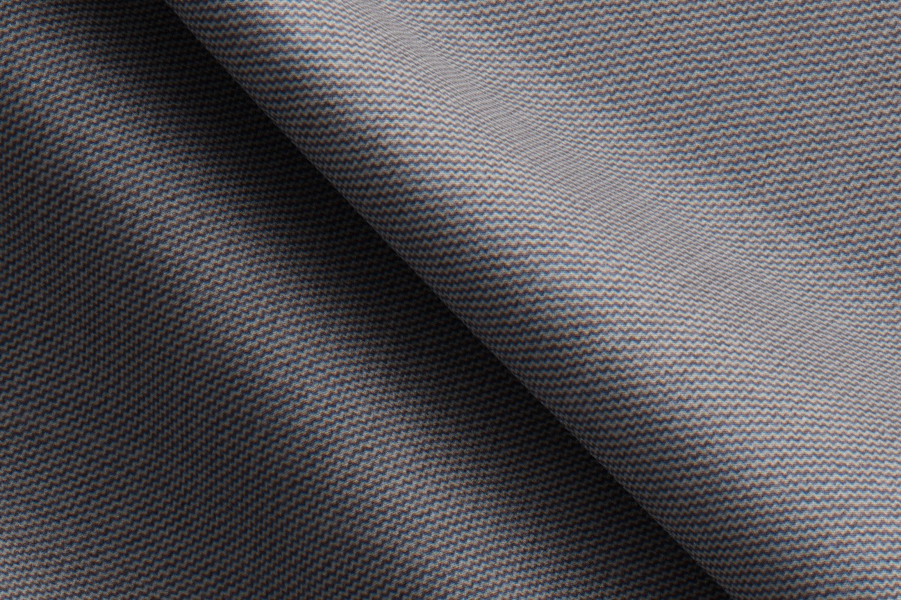 Gilet sur mesure en laine et soie gris clair des années 150 Caccioppoli