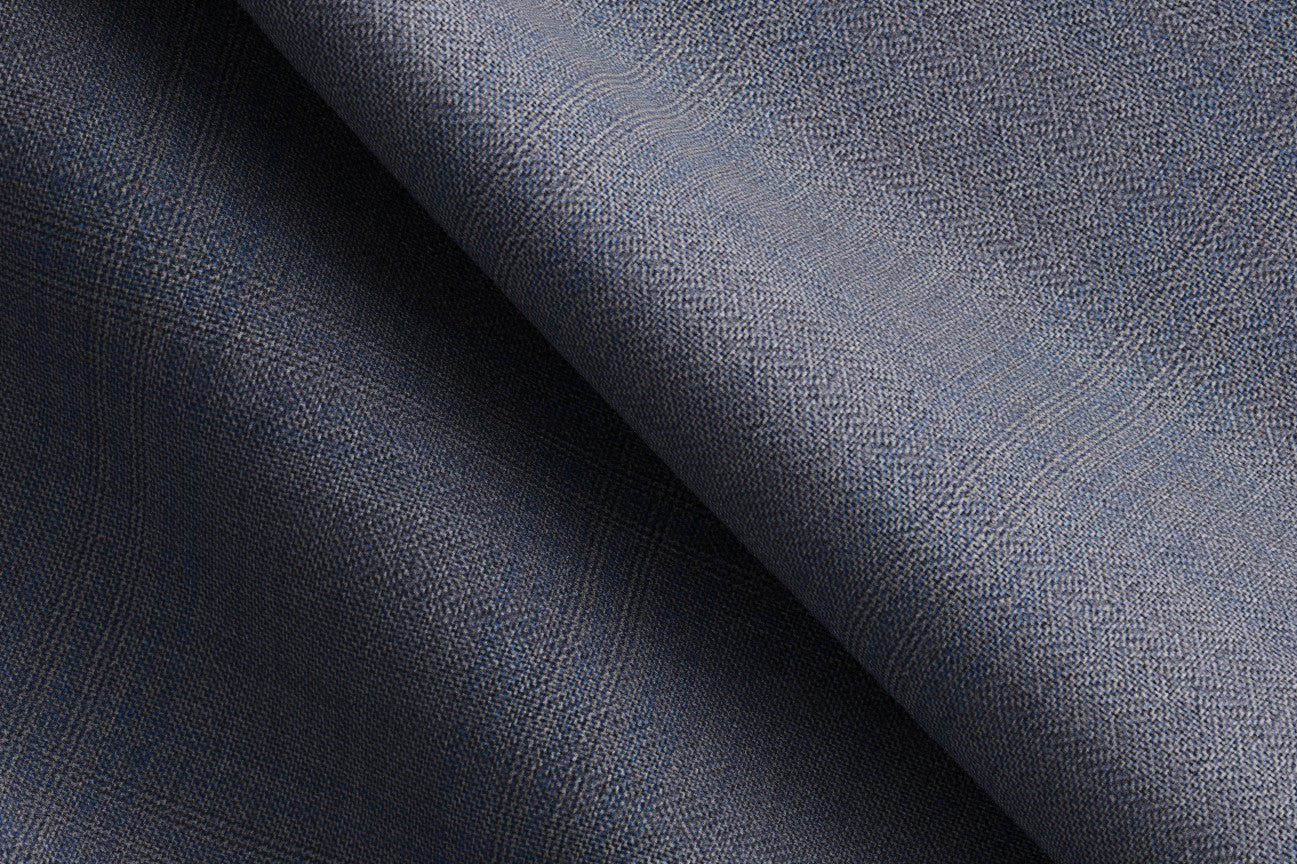 Made to measure wool and silk jacket 150s gray Caccioppoli