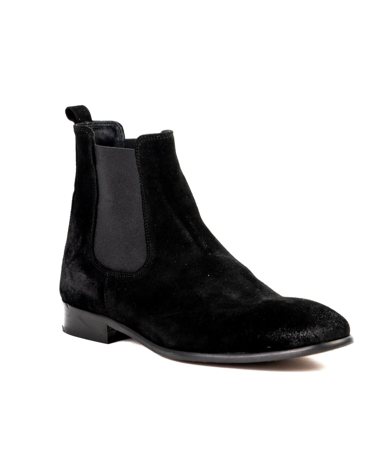 Dre - dirty black suede chelsea boots