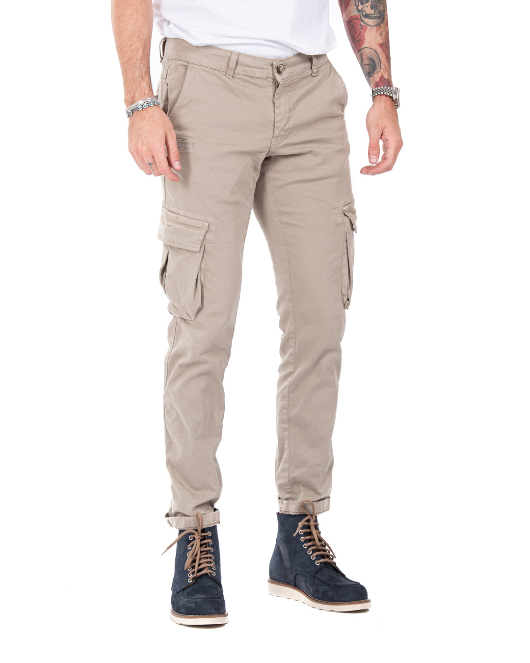 Roy - twine cargo trousers