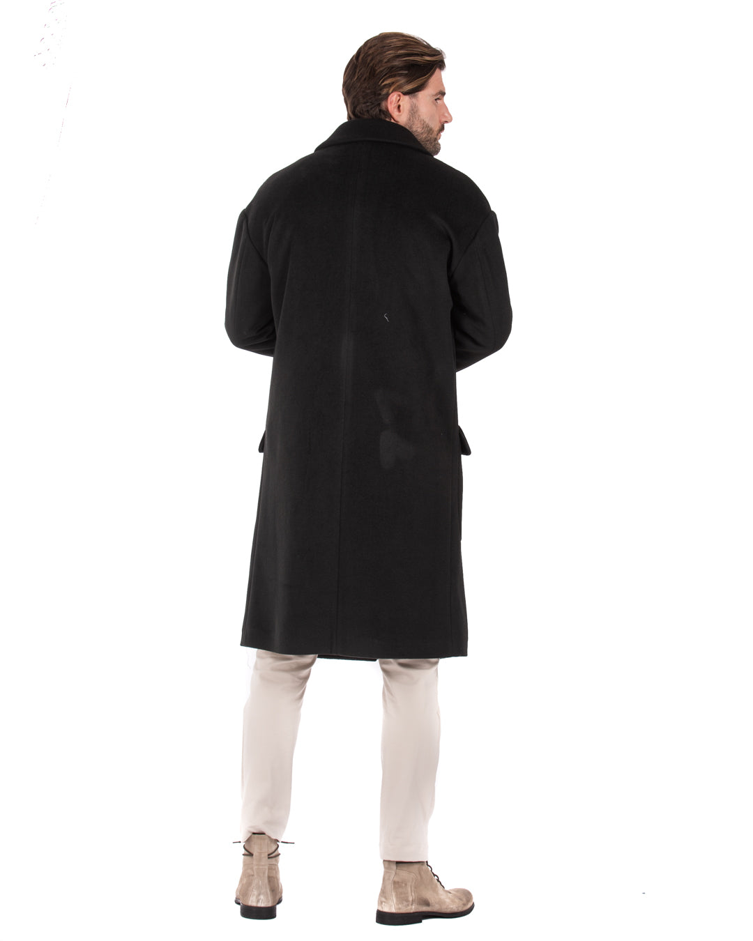 Brian - black oversized coat