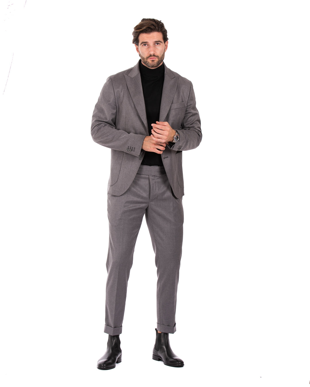 Bond - gray double stitched jacket