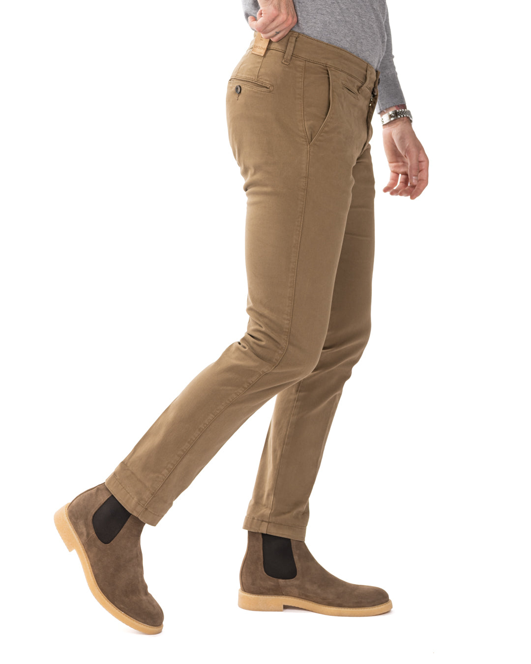 Paul - Basic camel trousers 