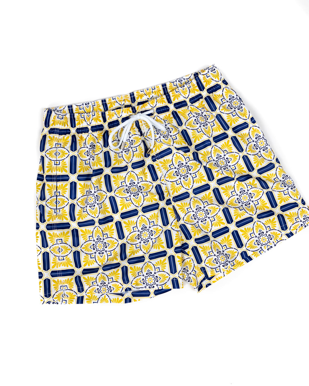 Swimsuit - Yellow majolica pattern