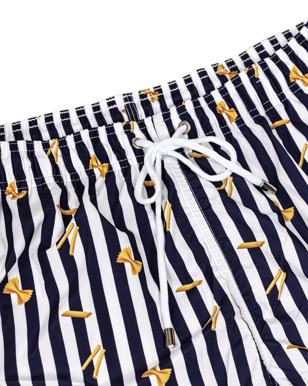 Swimsuit - Blue striped paste pattern