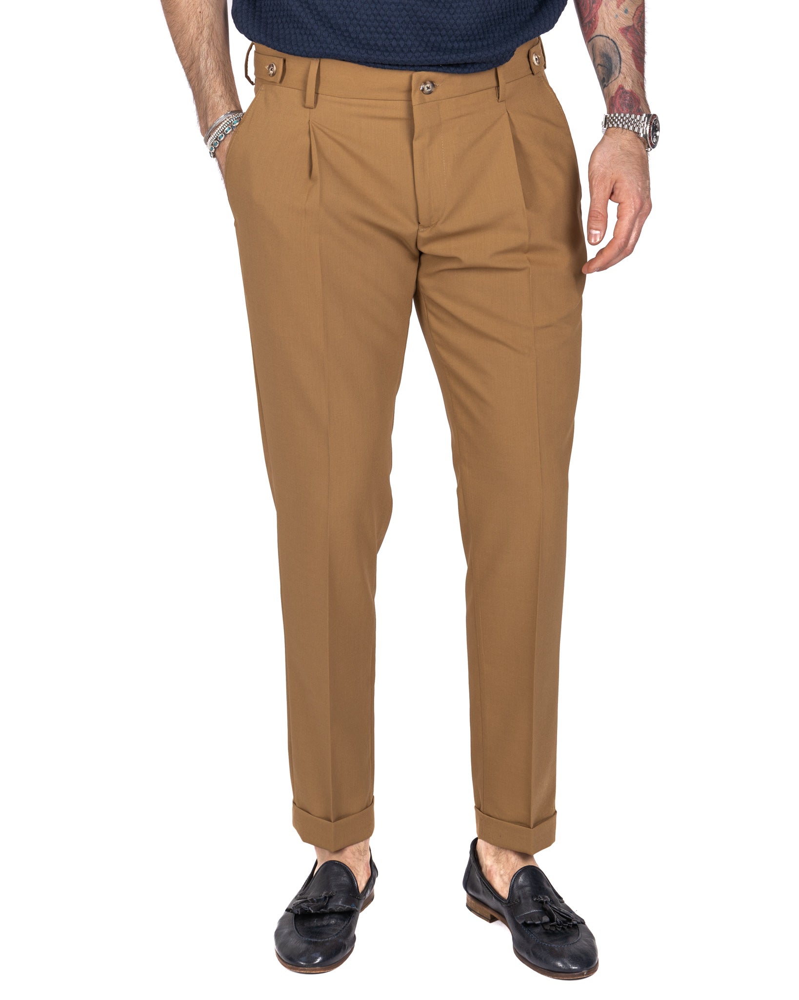 Milan - basic beige trousers