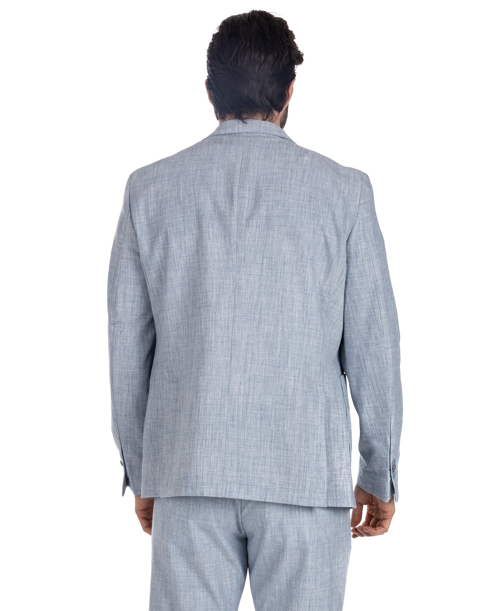 Lipari - sky single-breasted suit