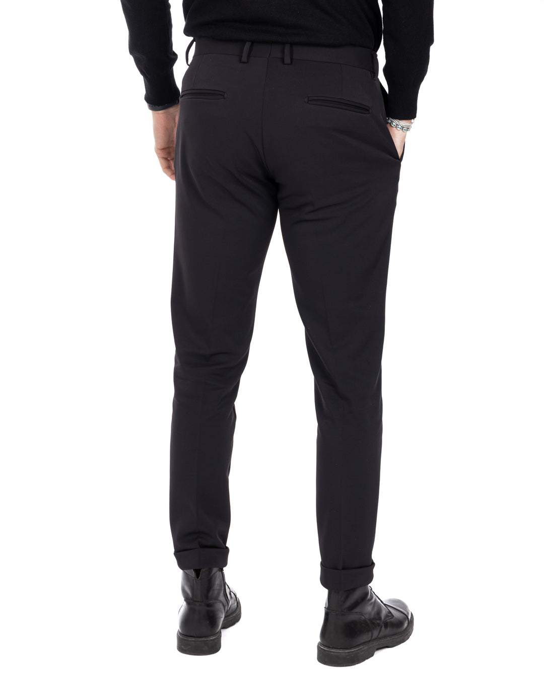 Smith - black technical trousers