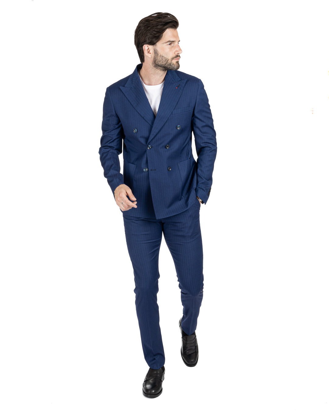 Marseille - bluette solaro double-breasted suit